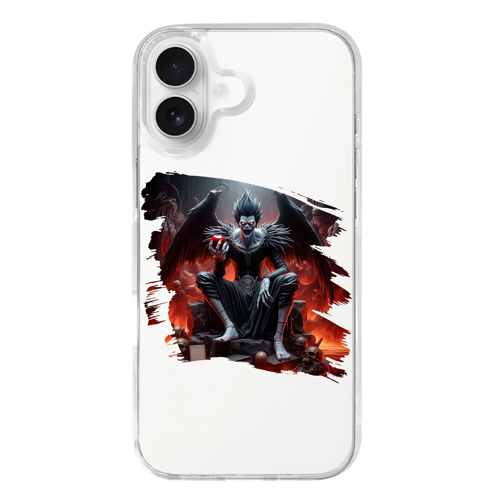 デスノート グッズ,リューク - iPhone 17シリーズ 透明スマホケース – 薄型・耐衝撃・精密フィット保護カバー